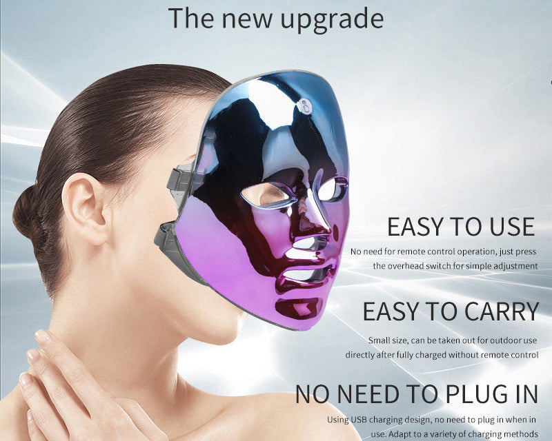LED Light Therapy Face Mask | 7 Colours | Acne & Anti-Aging