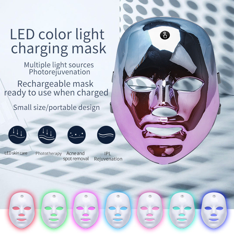 LED Light Therapy Face Mask | 7 Colours | Acne & Anti-Aging